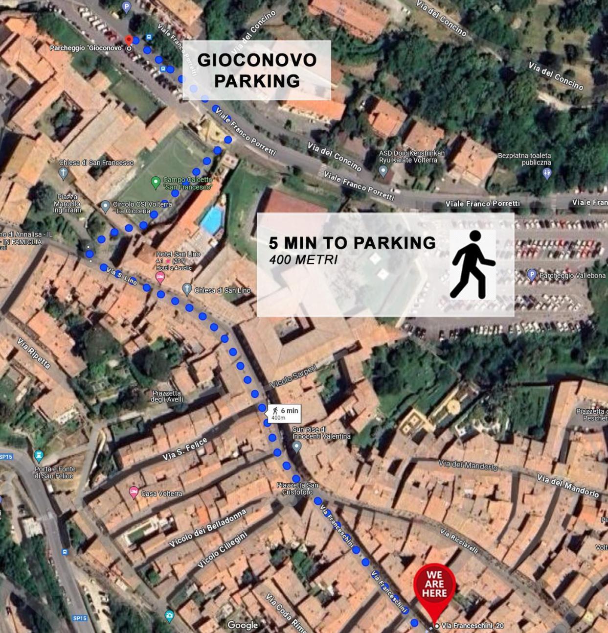 Il Cantuccio- Appartamento In Centro Con Giardino Volterra Exterior foto